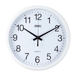 得力9005挂钟(白)(只)30cm（12寸）