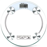 得力9028电子健康秤(透明)(台)Φ330×8mm