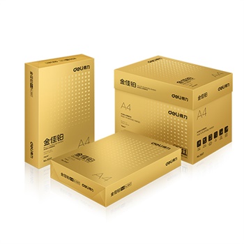 得力3564金佳铂复印纸-A4-80g-5包(混)(件)